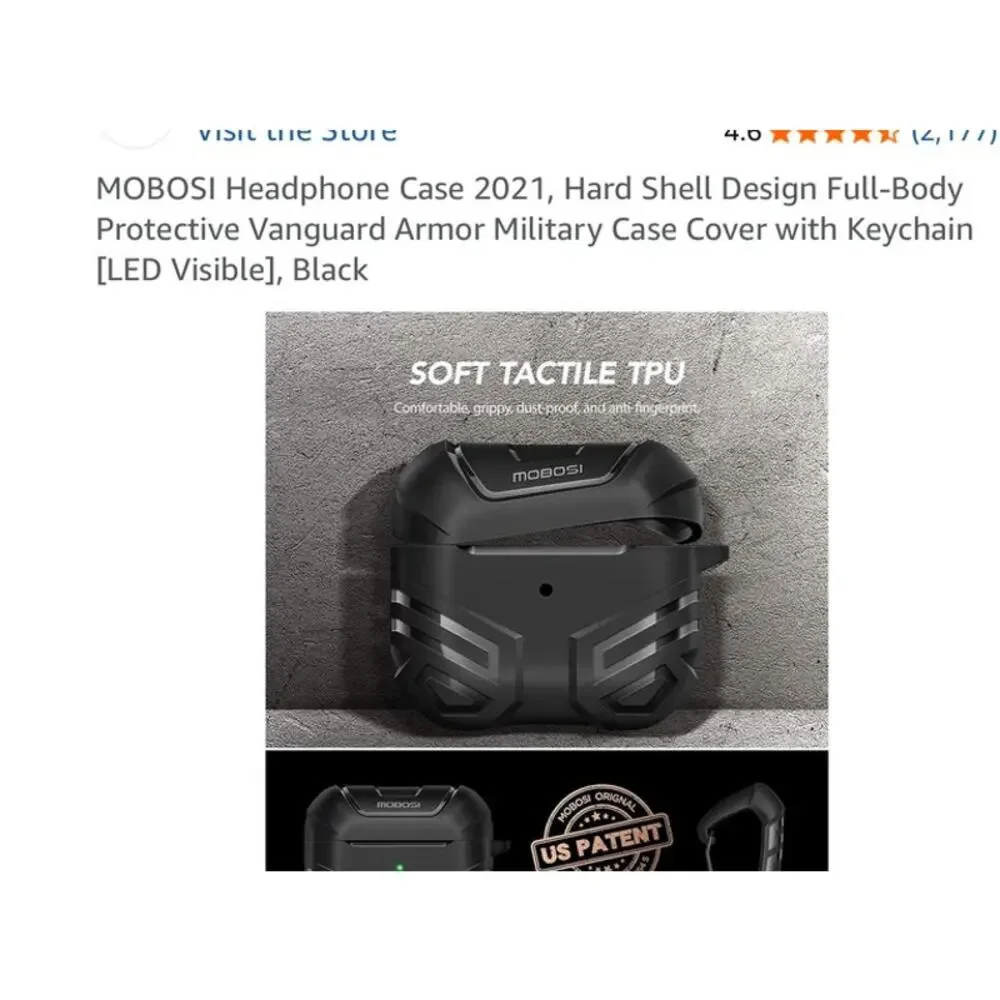 MOBOSI HEADPHONE CASE 2021 BLACK